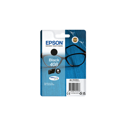EPSON inkoustová náplň Singlepack 408 DURABrite Ultra Ink/ C4810DTWF/ Černá
