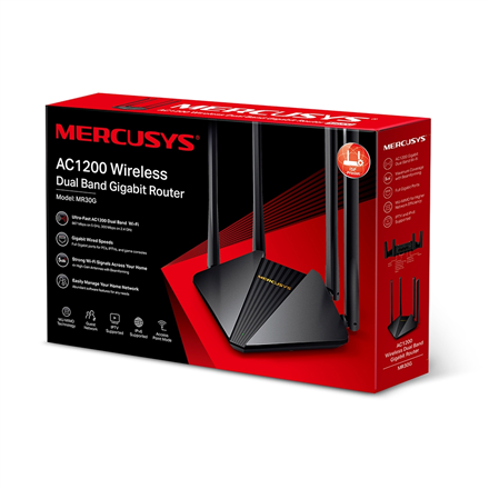 Mercusys MR30G - AC1200 Dual-band Gigabit bezdrátový router - Image 4