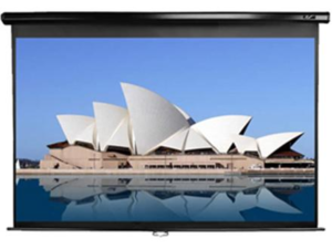 ELITE SCREENS plátno roleta 99" (251,5cm)/ 1:1/ 177,8×177,8cm/ gain 1.1/ case černý