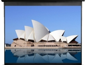 ELITE SCREENS plátno roleta 113" (287cm)/ 1:1/ 203,2×203,2cm/ gain 1.1/ case černý