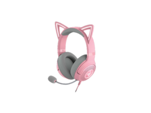 CASTI Razer - gaming Kraken Kitty V2 - Quartz Ed "RZ04-04730200-R3M1" (timbru verde 0.8 lei)