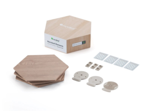 Nanoleaf|Elements Wood Look Hexagons Expansion Pack (3 panels)|Cool White + Warm White