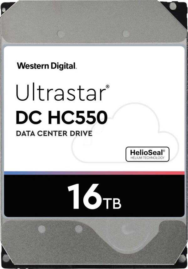 WESTERN DIGITAL Ultrastar DC HC550 3.5inch 26.1MM 16000GB 512MB 7200RPM SATA ULTRA 512E SE NP3