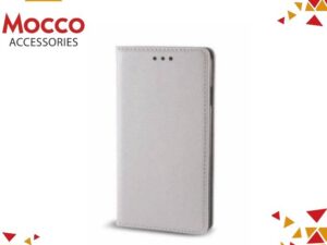 Klapiga kaitseümbris Mocco Smart Magnet Book sobib Samsung A720 Galaxy A7 (2017), hõbedane