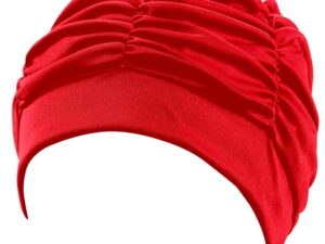 Swim cap BECO FABRIC 7600 5 PES red for adult