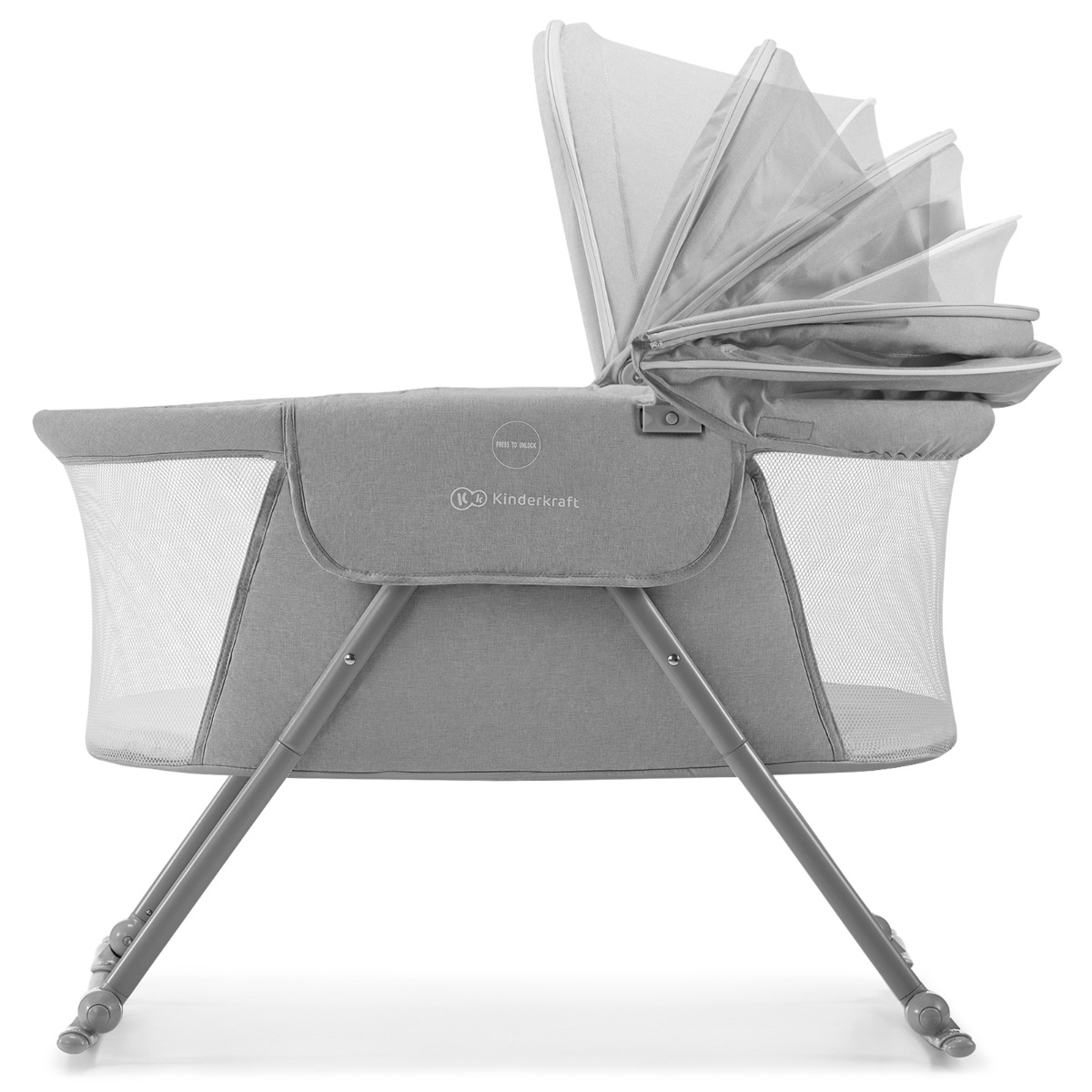 KINDERKRAFT Baby cot/cradle LOVI gey - Image 3