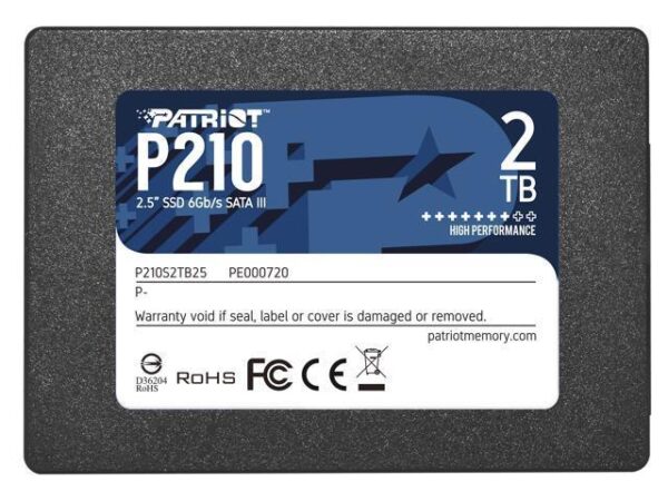 Patriot Memory P210 2.5" 2000 GB Serial ATA  III