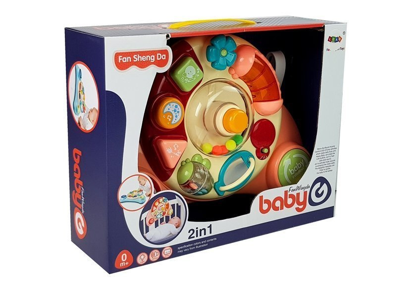 Interactive Baby Panel Toy Music Animal Pink - Image 4