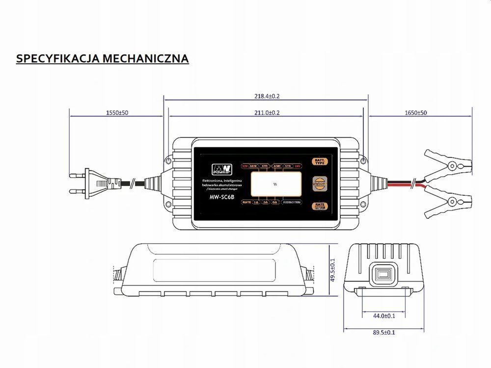 Intelligent Battery Charger 12V / 24V MW-SC4B - Image 4
