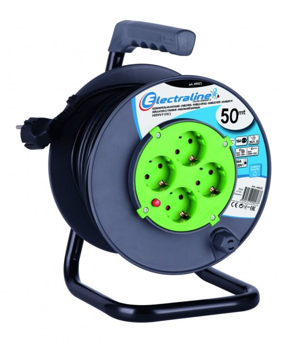 Electraline 49025 Cable Reel 50M