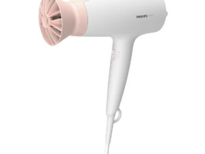 Akcija! PHILIPS matu fēns, 1600 W, balts/rozā