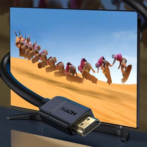 CABLU video Baseus HD Series, HDMI (T) la HDMI (T), rezolutie maxima 4K UHD (3840 x 2160) la 60 Hz, conectori auriti, 2m, negru "CAKGQ-B01" (timbru verde 0.8 lei) - 6953156222526 - Image 2