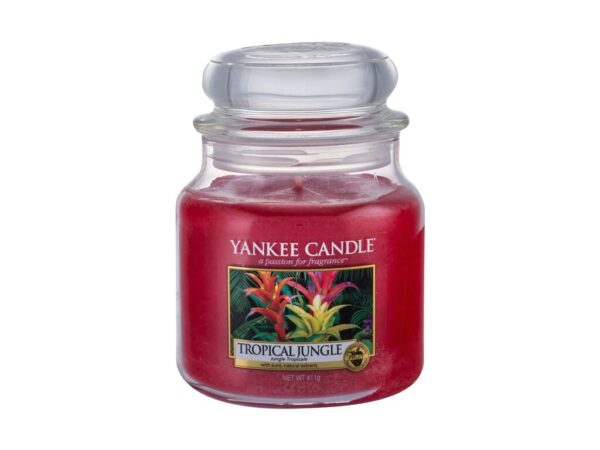 Yankee Candle Classic Medium Jar Candles Scented Candle Tropical Jungle 411 g