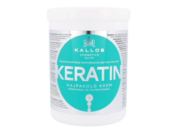 Kallos Keratin Hair Mask With Keratin And Milk Protein 1000 ml