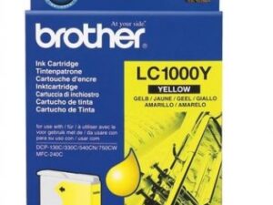 Brother LC1000Y - yellow - original - ink cartridge