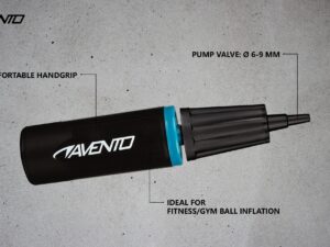 Pump for gym ball AVENTO 42OF BLK Black