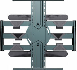 Gembird | Wall mount | WM-80STR-01 | Tilt, swivel, rotate | 40-80 " | Maximum weight (capacity) 50 kg | Black