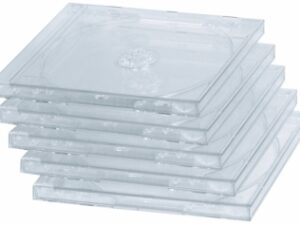 Hama Standard CD Jewel Case, pack of 5, transparent