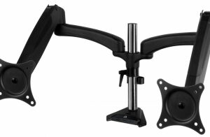 Suport monitor Arctic Dual Monitor arm with complete 3D movement and 4-port USB 3.0 hub with Mini-USB power input "AEMNT00057A"