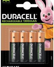 Rechargeable battery DURACELL R6 AA, 1300mAh NiMH, 1.2V, pcs. pack 1.5V