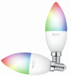 Trust Smart WiFi LED Candle E14 White & Color (duo-pack) LED bulb