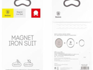 PLACUTE METALICE Baseus,  pentru prindere magnetica a smartphone-urilor, pachetul contine 2 buc, argintiu "ACDR-A0S" - 6953156256712