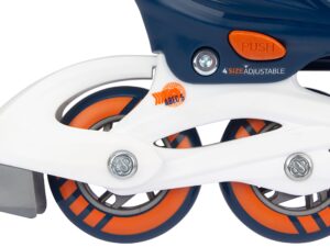 Skates NIJDAM N20AA01 33/36 Navy blue/Orange