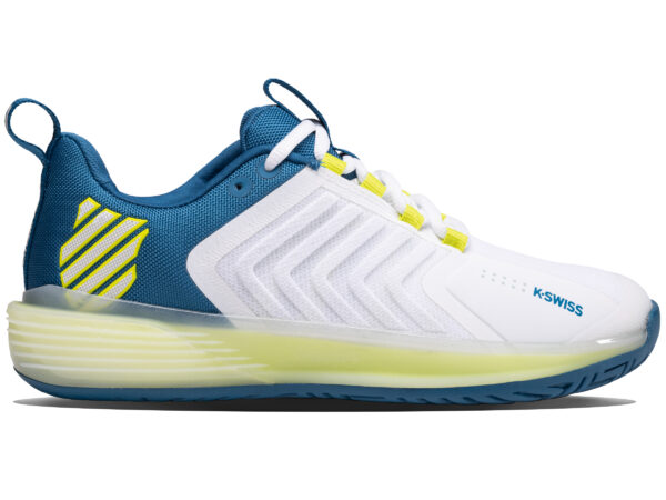 Tennis shoes for men K-SWISS ULTRASHOT 3 white/celest EU45