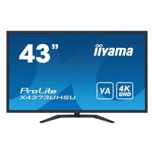 iiyama ProLite X4373UHSU-B1 computer monitor 108 cm (42.5") 3840 x 2160 pixels 4K Ultra HD Black