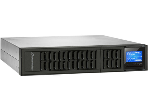 PowerWalker VFI 1000CRM LCD uninterruptible power supply (UPS) Double-conversion (Online) 1 kVA 800 W 3 AC outlet(s) - Image 2