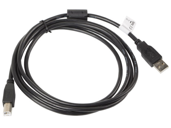 Lanberg CA-USBA-11CC-0018-BK USB cable USB 2.0 1.8 m USB B Black - Image 2