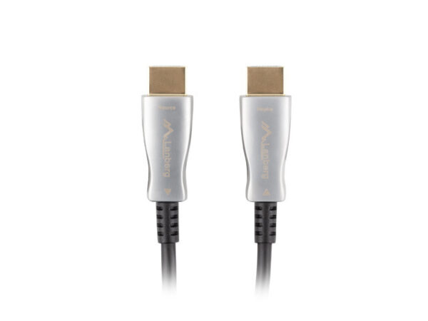 Lanberg kabel HDMI v2.0 M/M 30m optyczny AOC czarny - Image 3