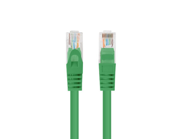 PATCHCORD KAT.5E UTP 1.5M ZIELONY FLUKE PASSED LANBERG 10-PACK - Image 2