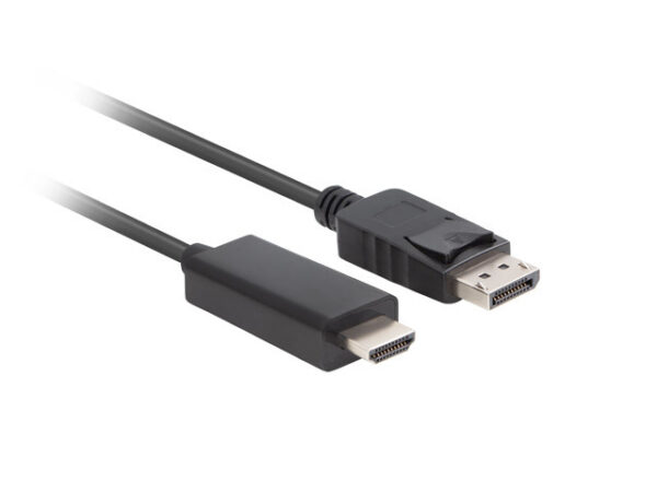 Kabel DisplayPort (M) V1.1 -> HDMI (M) 1.8m czarny