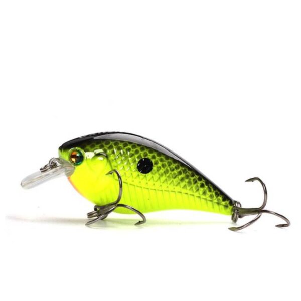 Vobleris Banshee Crankbait 60mm 12g VC03 Chartreuse Black Shad, Plūdrus - Image 2