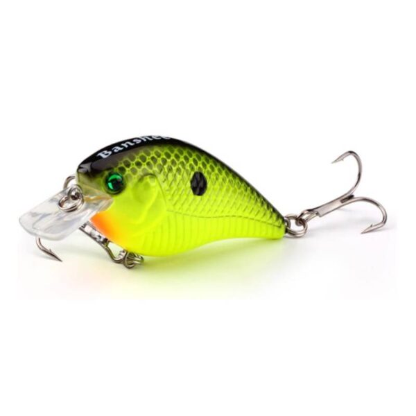 Vobleris Banshee Crankbait 60mm 12g VC03 Chartreuse Black Shad, Plūdrus