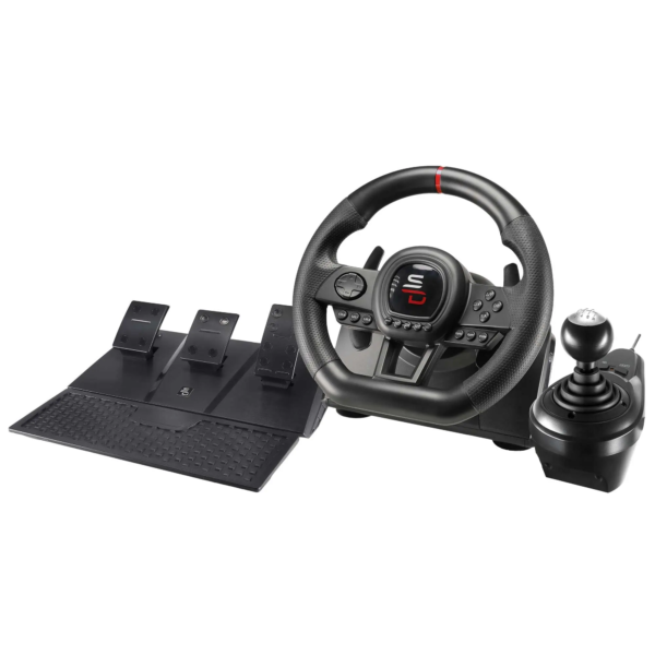 Subsonic SA5658 Gaming Controller Black USB Steering wheel + Pedals + Joystick PlayStation 4, Xbox One, Xbox One S, Xbox One X, Xbox Series S, Xbox Series X - Image 3