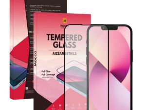 Mocco Full Glue Signature Edition Tempered Glass Full Coverage with Frame Apple iPhone 14 Pro Max Black