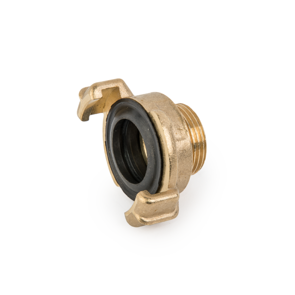 GEKA Hose quick connector, 1" male - BRASS - Image 2