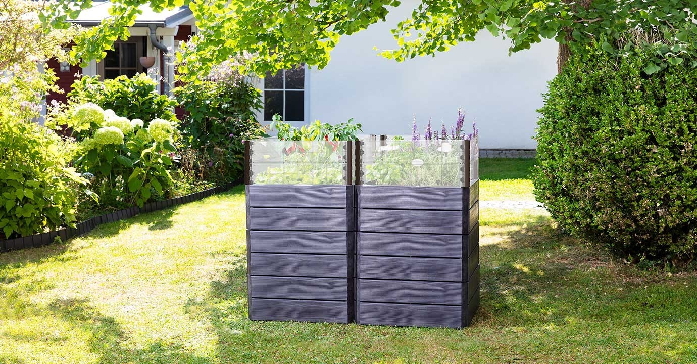 Growth transparent module for ERGO QUADRO M raised bed
