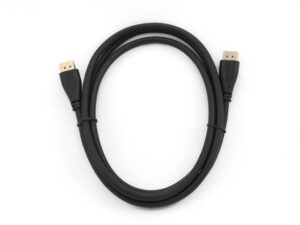 CABLU video GEMBIRD, DisplayPort (T) la DisplayPort (T), 1m, rezolutie maxima 4K (3840 x 2160) la 60 Hz, negru, "CC-DP-1M" (timbru verde 0.18 lei)