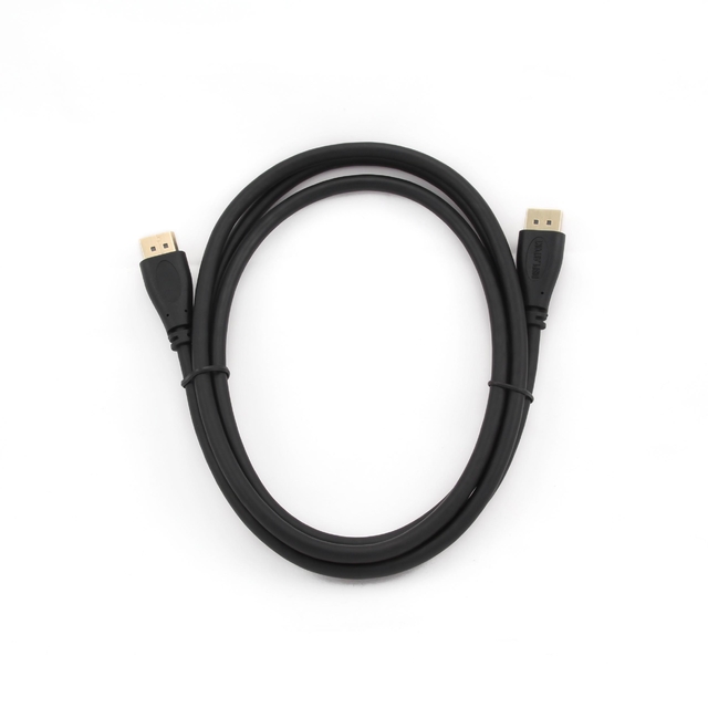 CABLU video GEMBIRD, DisplayPort (T) la DisplayPort (T), 1m, rezolutie maxima 4K (3840 x 2160) la 60 Hz, negru, "CC-DP-1M" (timbru verde 0.18 lei)