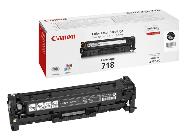 CANON CRG718B BLACK TONER CARTRIDGE