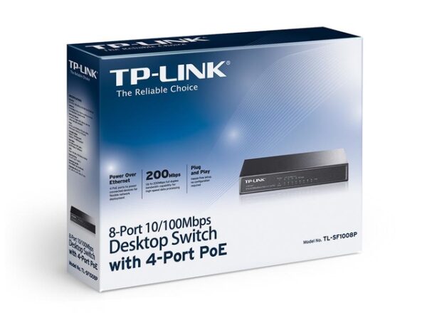 Switch|TP-LINK|8x10Base-T / 100Base-TX|TL-SF1008P - Image 2