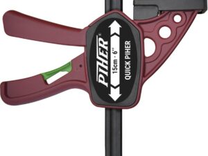 One hand Piher Quick clamp 8x30cm max 150kg