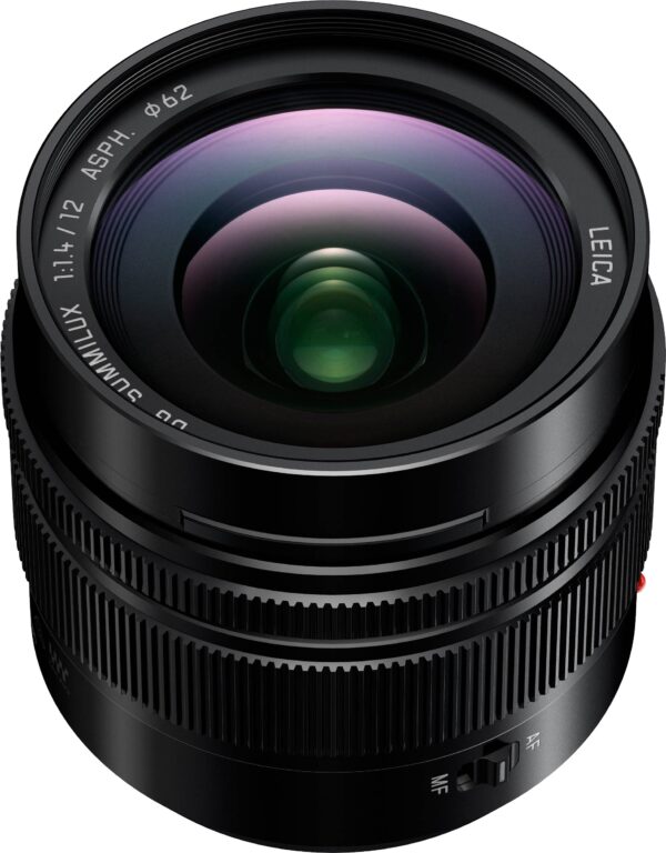 Panasonic Leica DG Summilux 12mm f/1.4 ASPH. lens, black - Image 2