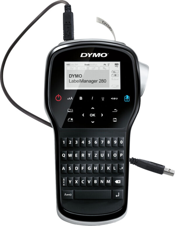 DYMO LabelManager 280 label printer Thermal transfer D1 QWERTY - Image 2
