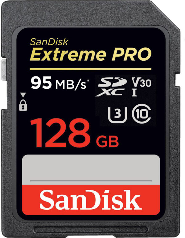 Sandisk memory card SDXC 128GB Extreme Pro