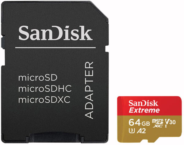 SanDisk MicroSDXC Extrereme 64GB, 170MB/s, UHS-I U3