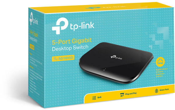 TP-Link TL-SG1005D/ switch 5x 10/100/1000Mbps/ (úspora až 75%) - GREEN - Image 8